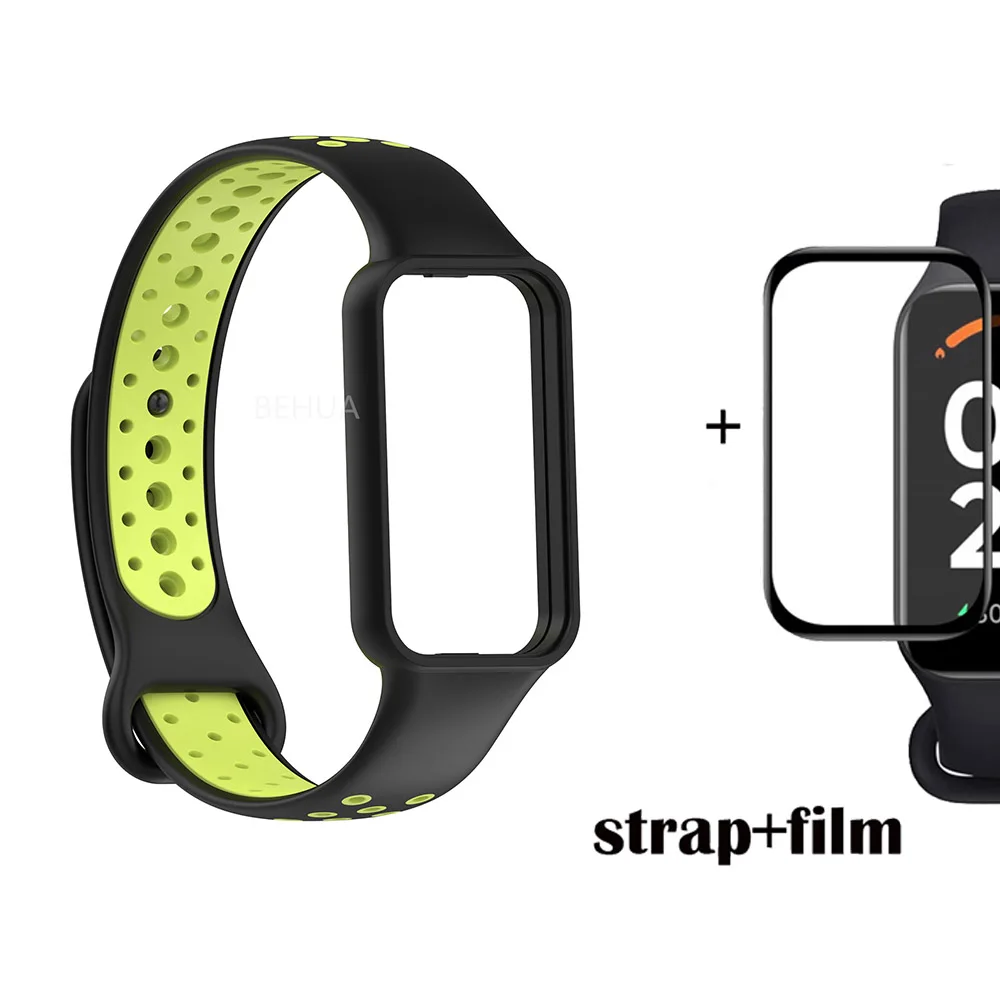 Silicone Replacement Band with Protector Film