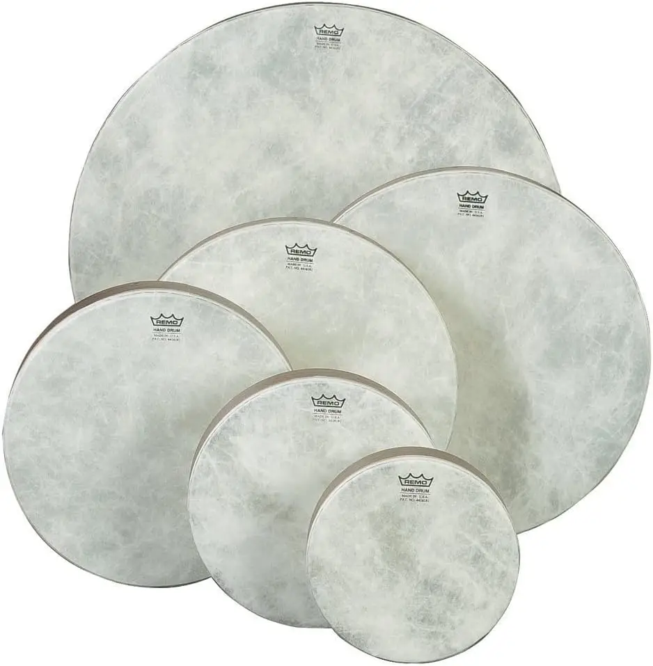Remo HD-8514-00 Frame Drum, 8" 10" 14" Percussion Single Row Frame Drum Dance Tambourine