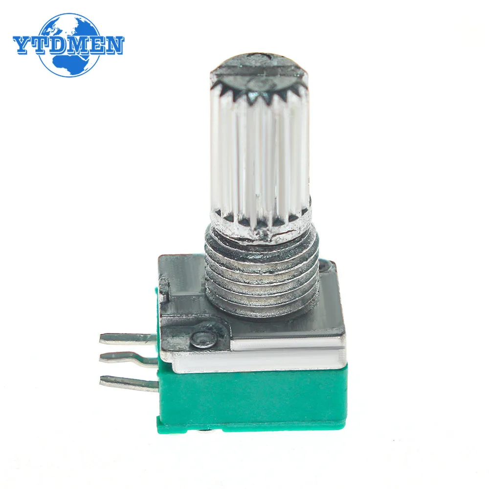 Potentiometer Kit 5PCS Potentiometer 3Pin RK097N B100K B1K B5K B10K B20K B50K B500K RK097