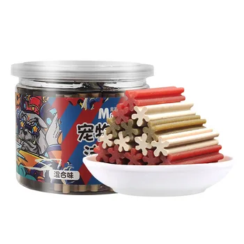220g/can Pet Snacks Dog Fresh Breath Gum Chewing Sticks Dog Molar Sticks Beef Flavored Cheese Flavored Delicious Pet Snacks 6