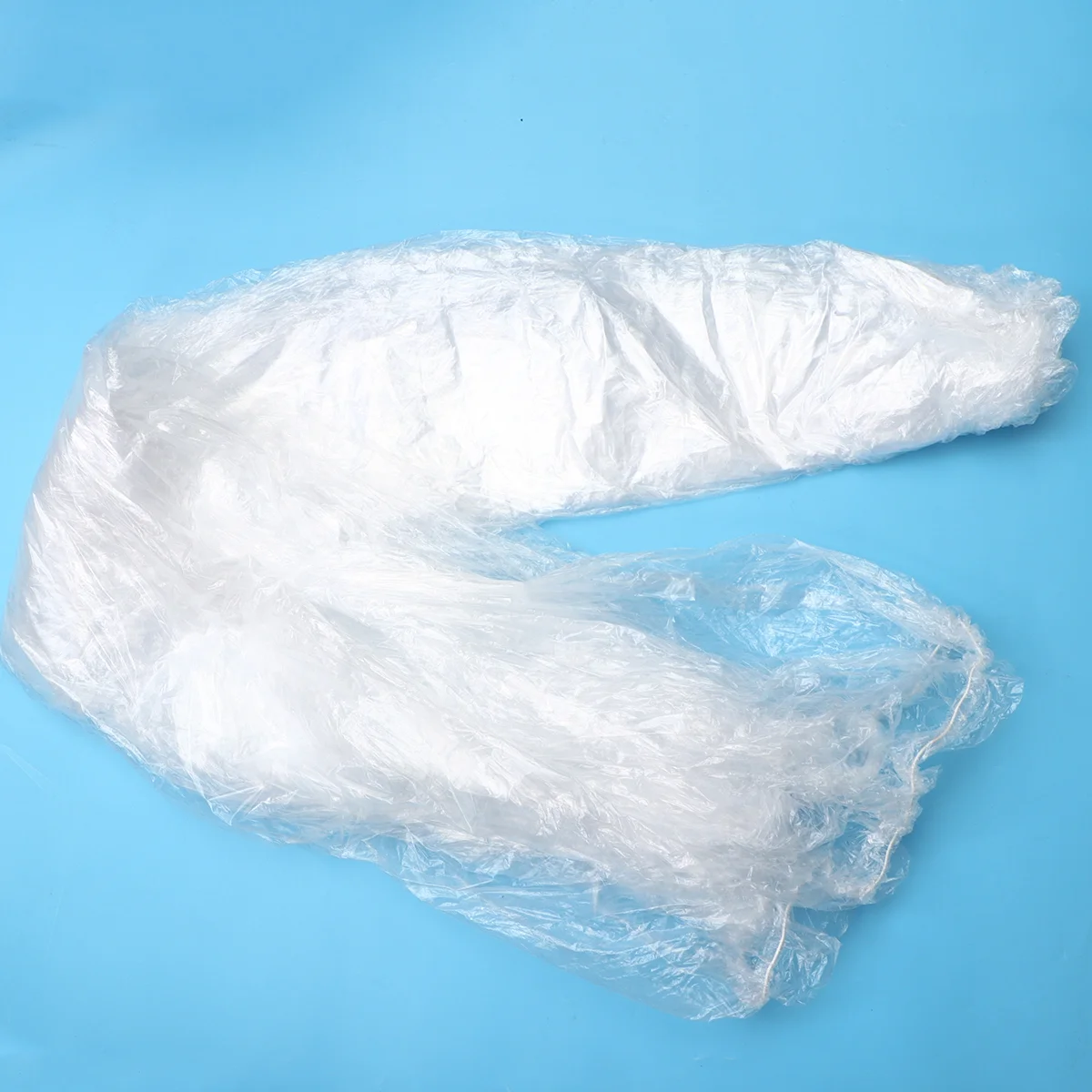 

Disposable Thickened Windproof Car Cover Transparent Dustproof Car Clothing Car Summer - Size M (White)