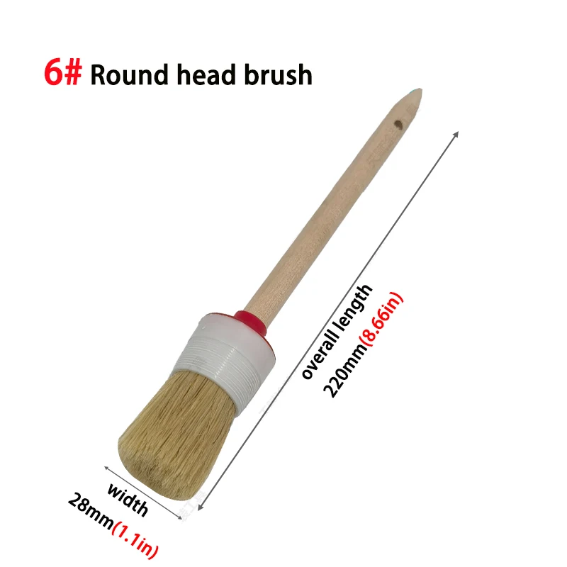 Round Head Paint Brush 3