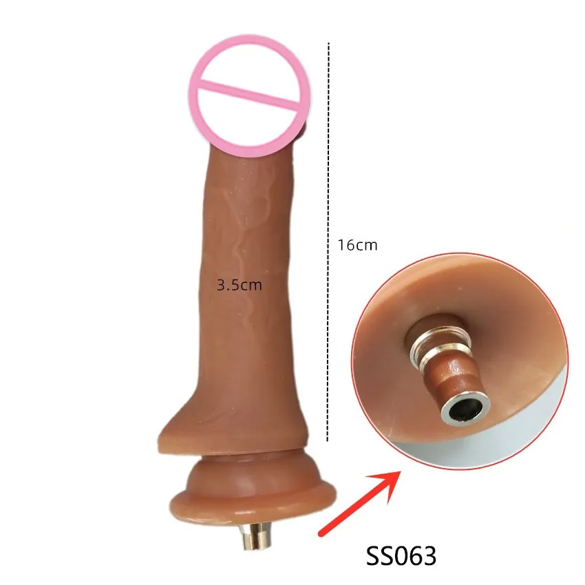 Sex Machine Attachment Skin friendly Liquid Silicone VAC-U-Lock Dildos-For Women