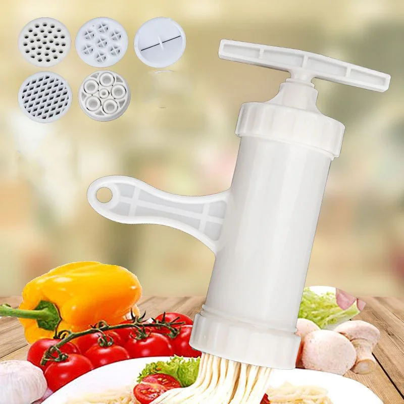 Pasta Press Attachment Manual Noodle Press Pasta Machine Crank Kitchen Utensils 5 Different Printing Molds Spaghetti