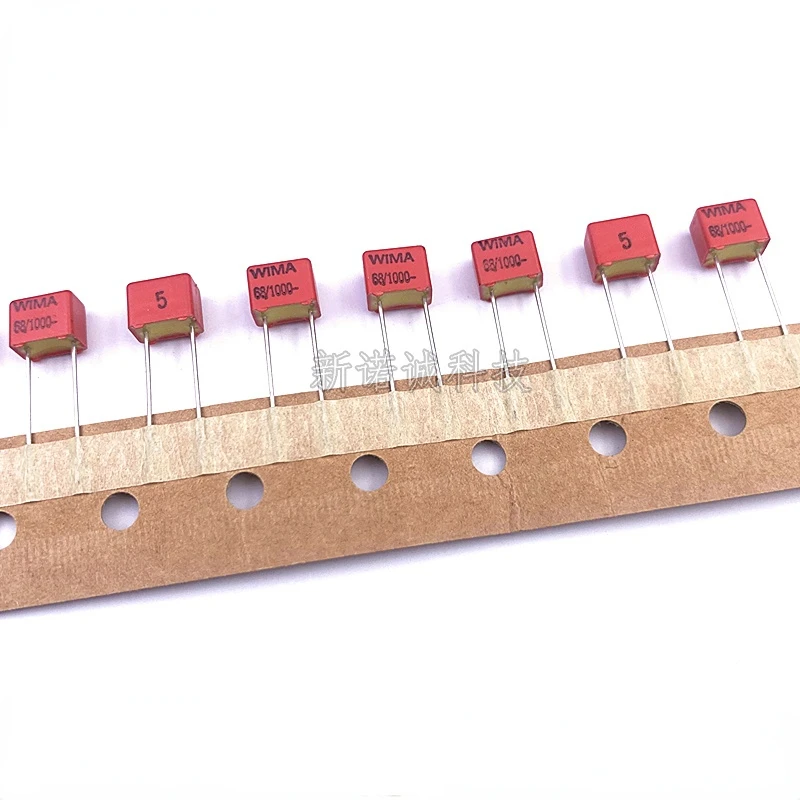 

5pcs/50pcs Germany WIMA Film Capacitor 1000V 68PF 1000V68P FKP2 P5 5% Audio DIY Update Capacitor