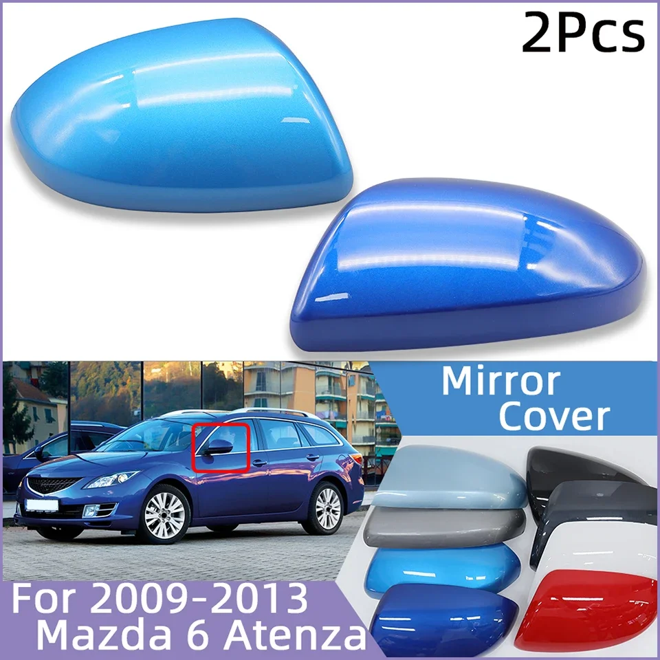 

Car Accessories For Mazda 6 Atenza GH 2009 2010 2011 2012 2013 Wing Side Mirror Cover Lid Rearview Mirror Shell Cap Housing