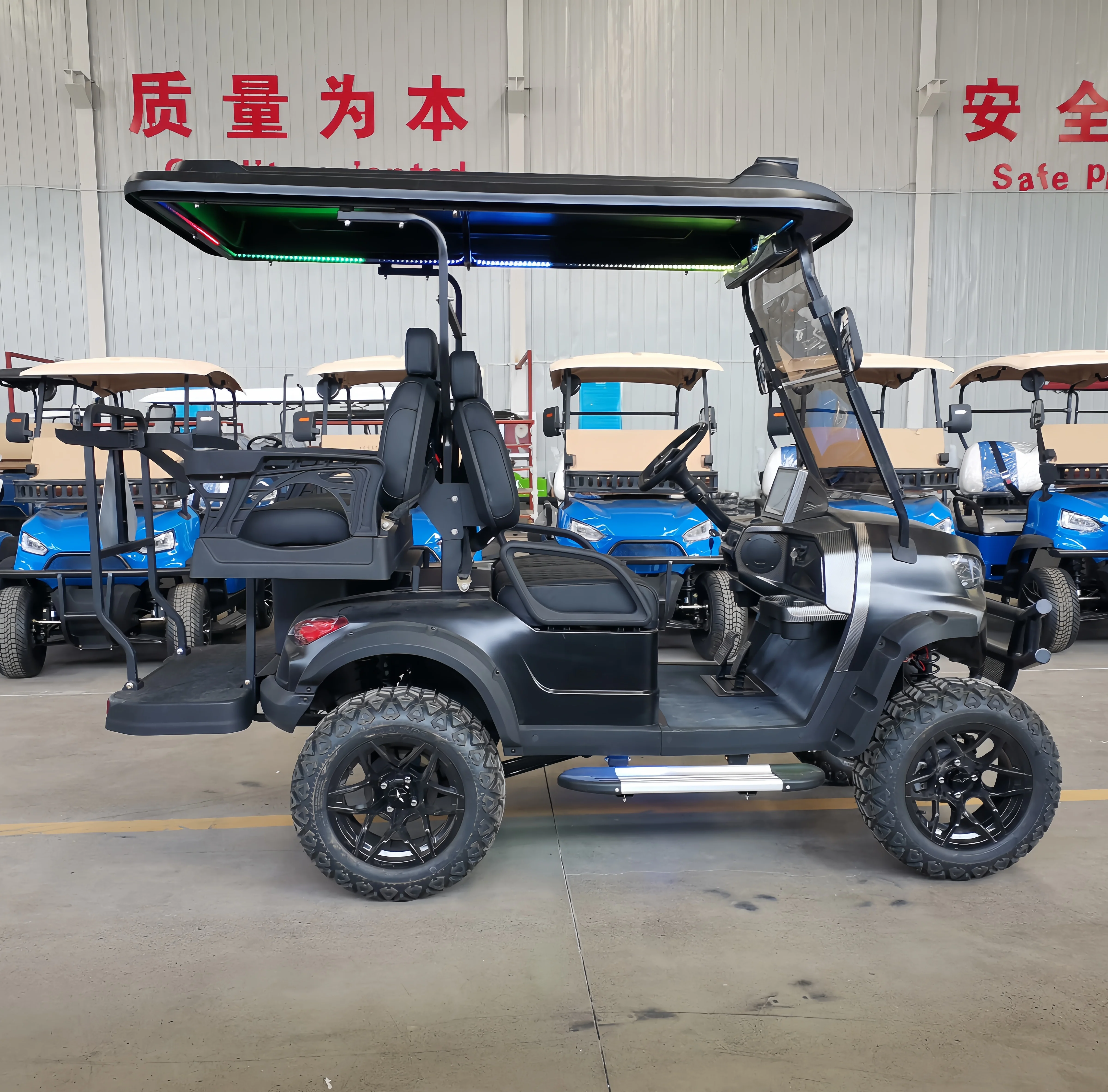 Electric Club Car Golf Buggy 2 Wheel Mini Single Seat Golf Carts For Sale