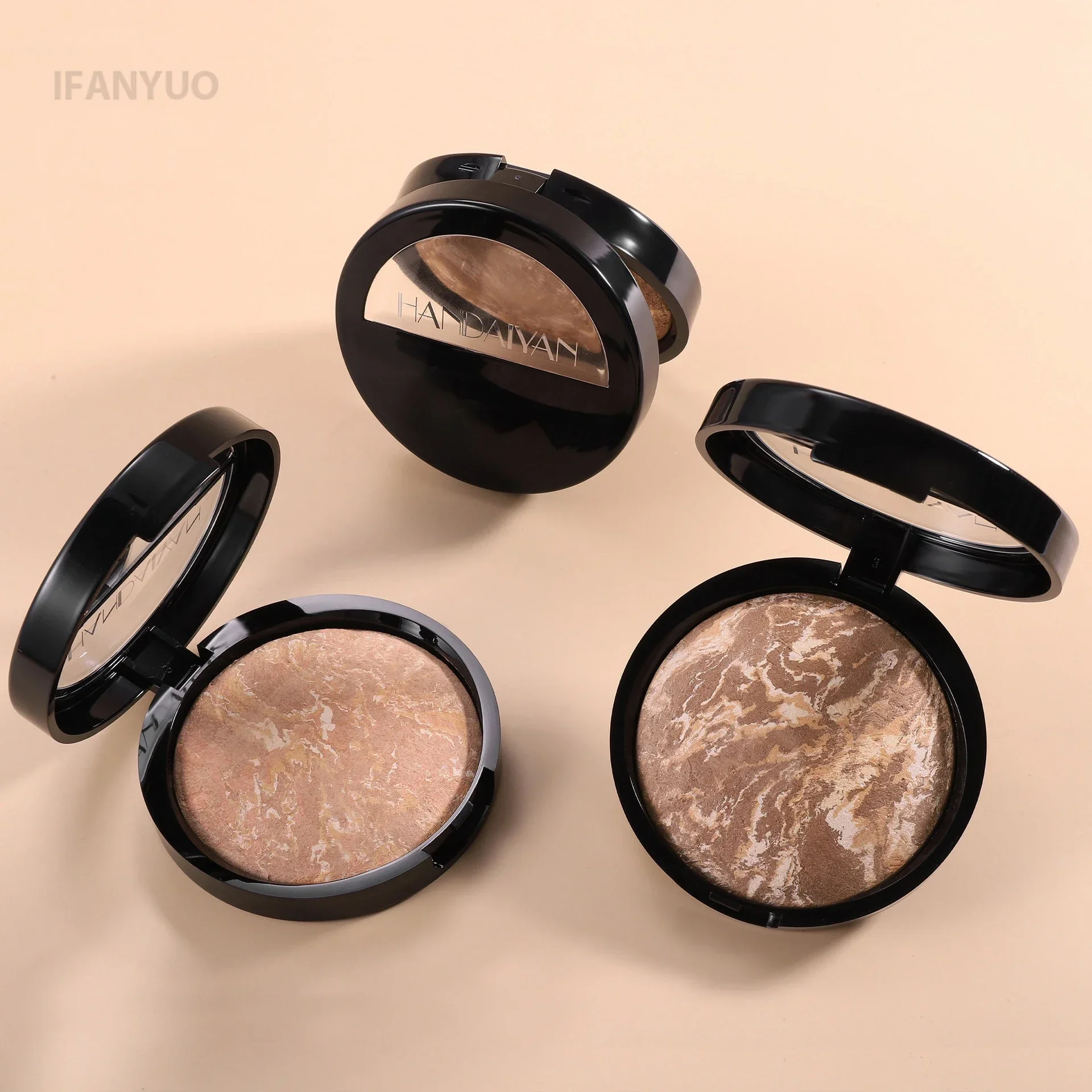 Luminous Finish Setting Powder Face Compact Foundation Makeup
