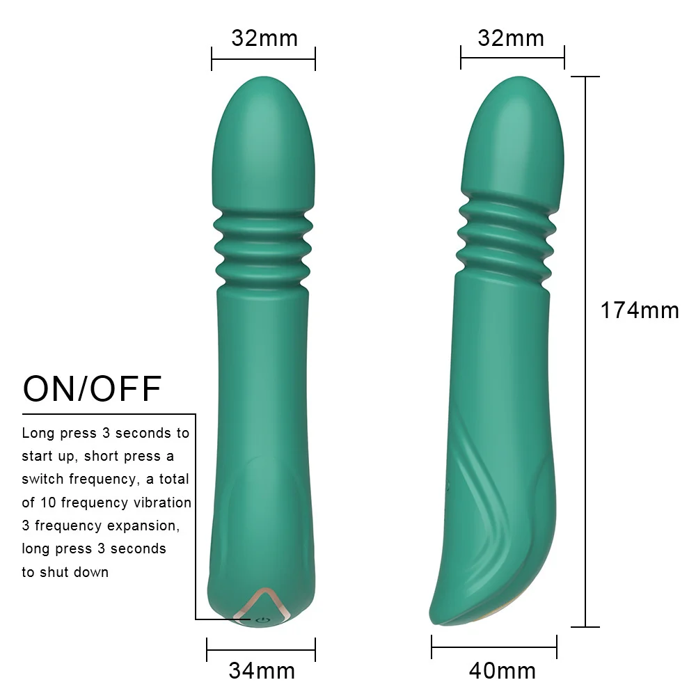 G Thrusting Spot Vibrator Vibrator Clitoral Stimulator 10 Patterns Female Masturbation Waterproof Recharge_voghion.com