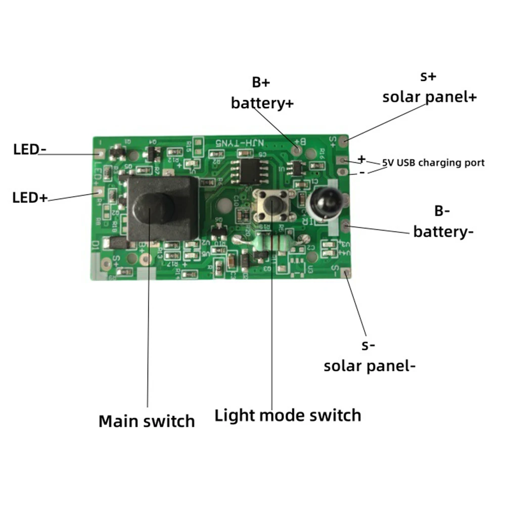 3.7V Boost 24V 31V Solar Lamp String Control Board DIY Solar Street Light Control Panel Solar Light Controller Module