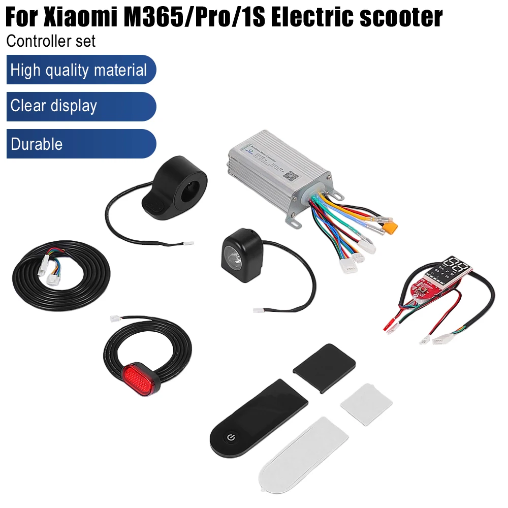 DC36V 350W Bürstenloser Motorcontroller für XiaoMi M365 1S Pro Elektroroller-Kit Armaturenbrett Beschleuniger LED LENZOD Display-Set – Detail 1