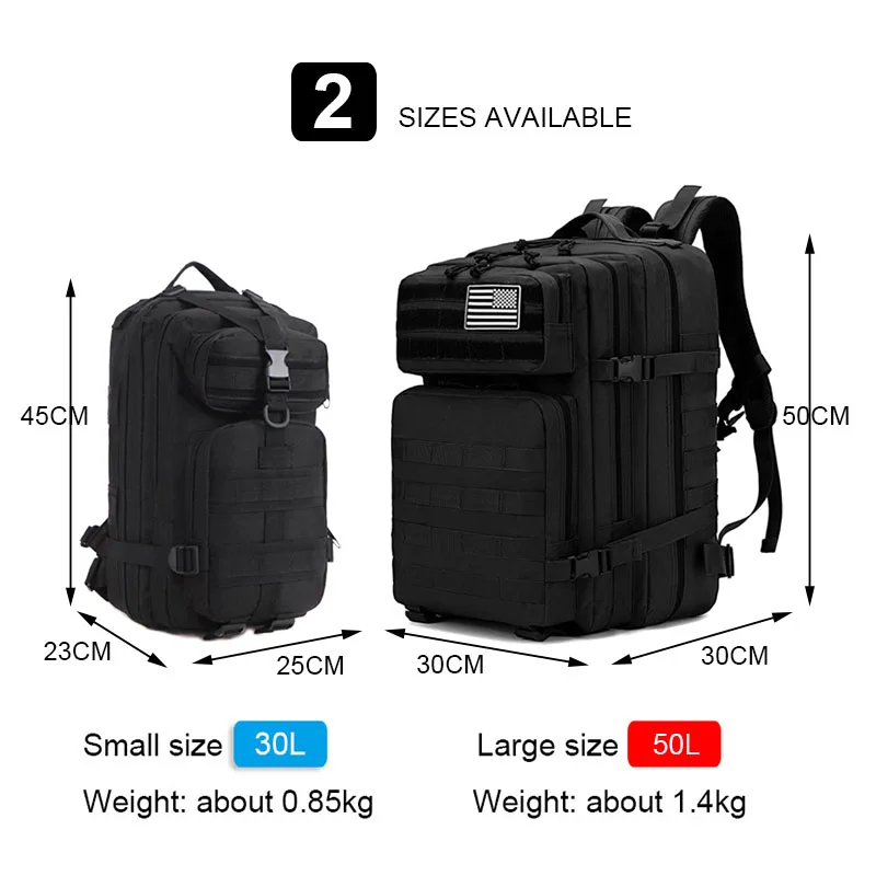 30L or 50L Hiking Bag 6