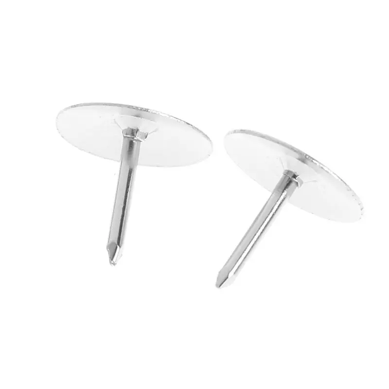 Push Pins Flat Thumb Tacks Round Head Sharp Steel Point 80 Pcs for Photo Map Bulletin Board