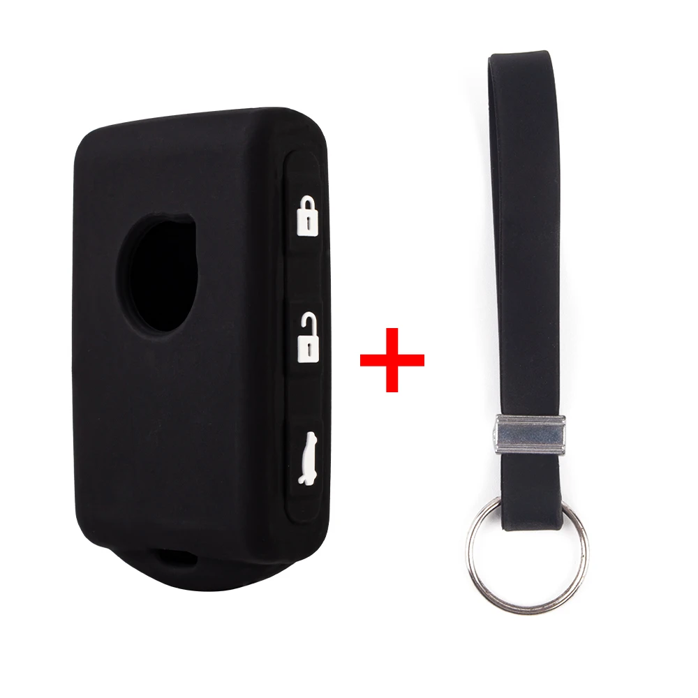 Silicone Car Key Cover & Keychain Accessory