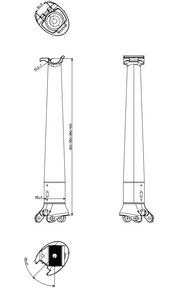 Neueste Faltrad UD Carbon Faser klapp Vorbau licht teile Elektrische Fahrrad Faltbare Vorbau Verwenden für 28,6mm Gabel 25,4mm Lenker – Detail 15