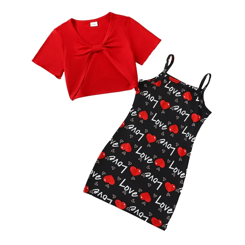 

Little Kids Girl 3Pcs Outfit Sleeveless Furry Crop Tops Elastic Plaid Pleated Skirt Set Toddler Summer Clothes