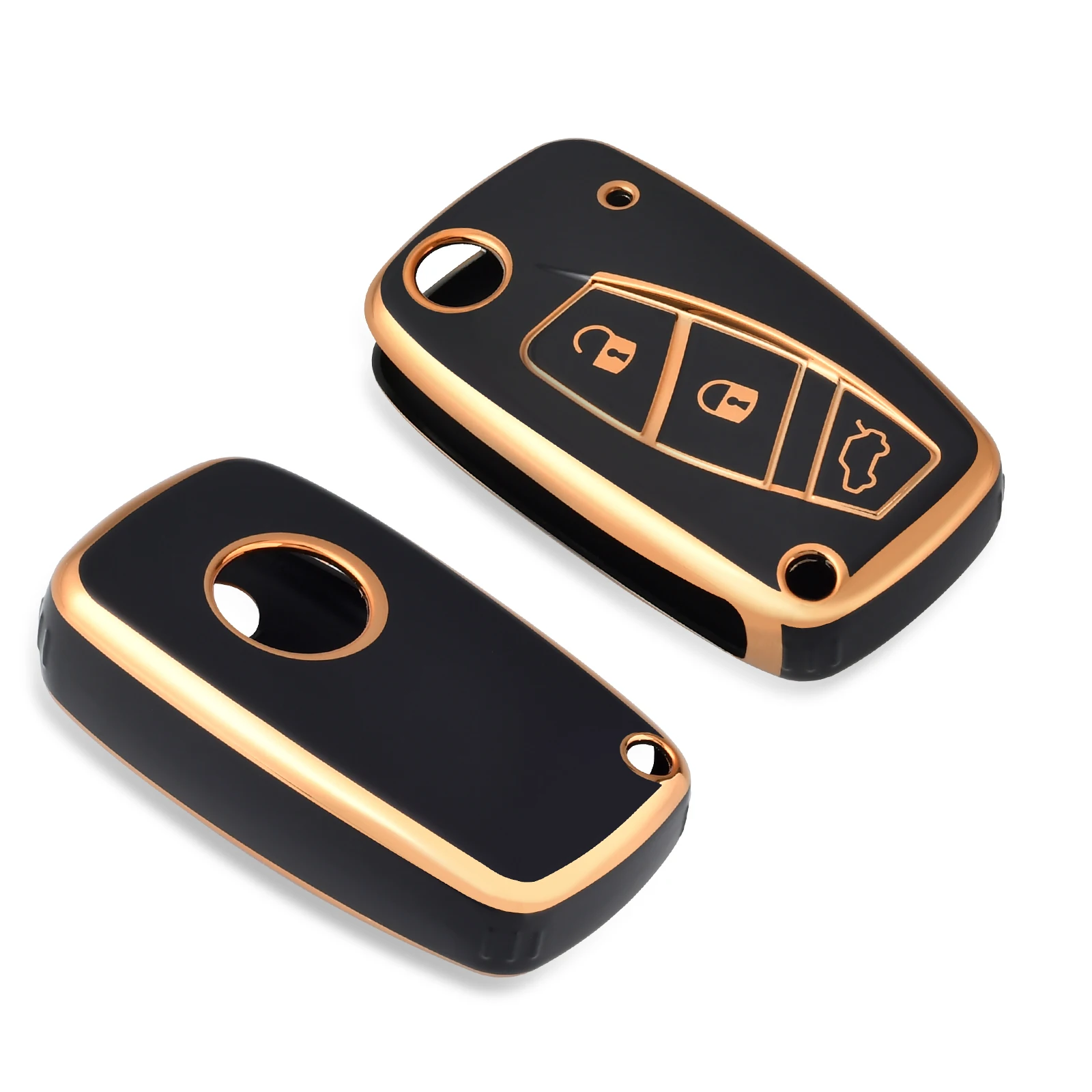 Weiche TPU Auto Fernbedienung Schlüssel Fall Cove Für Hyundai Creta I20 I40 Tucson Elantra Santa fe Solaris ix35 ix45 Fernbedienung Auto Schlüssel Shell – Detail 3