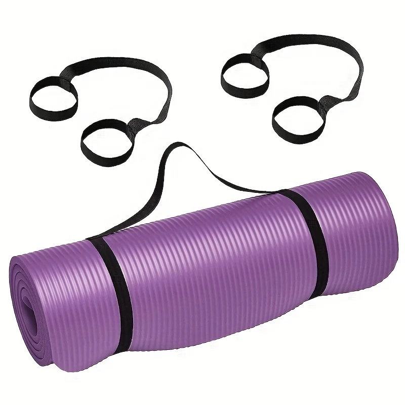 Premium Adjustable Yoga Mat Carry Strap - Elastic Fitness Sling