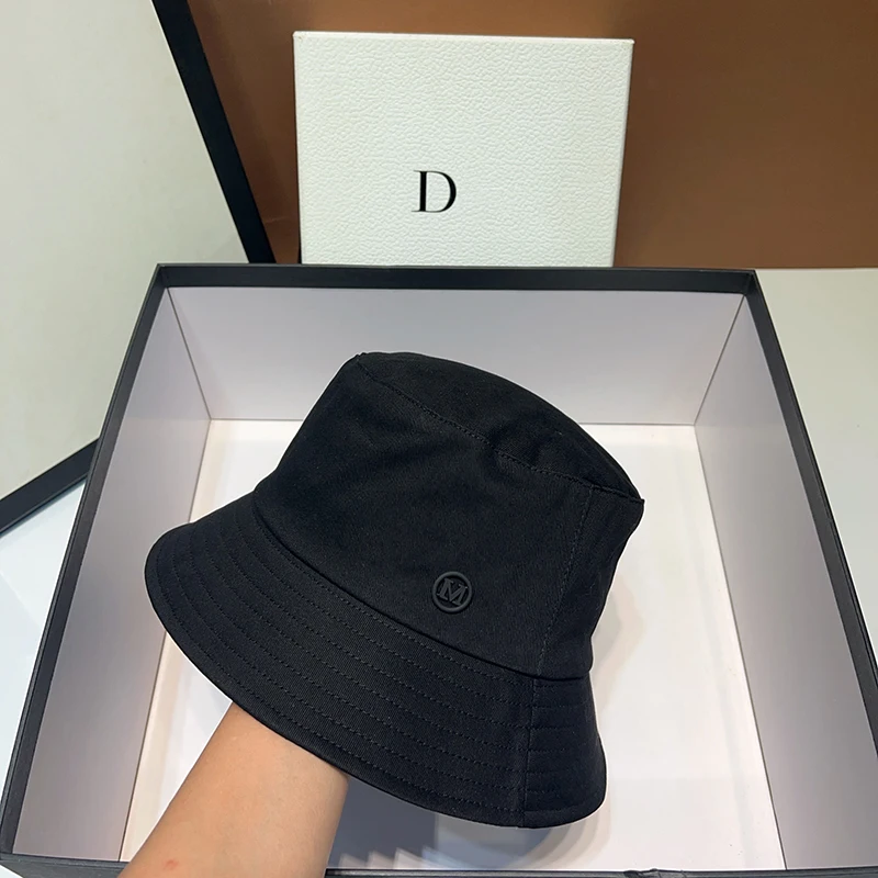 Japanische Nische Luxus Designer Buchstabe M Eimer Hüte Damen Sommer Sonnenschutz Fischer Hut Einfacher UV-Schutz Sonnenhut Panama – Detail 13