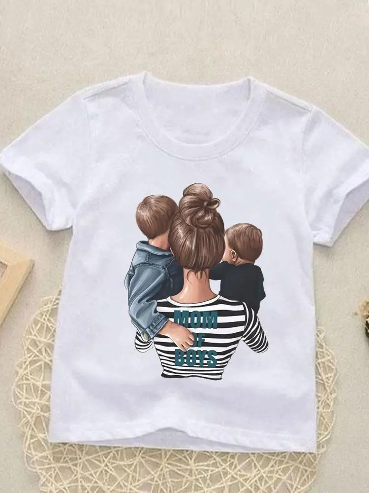 

trend cute lovely style Printed Tees Tops Girls Boys Cartoon Children Short sleeve Clothes Summer o-neck Kids Outfits T-shirts