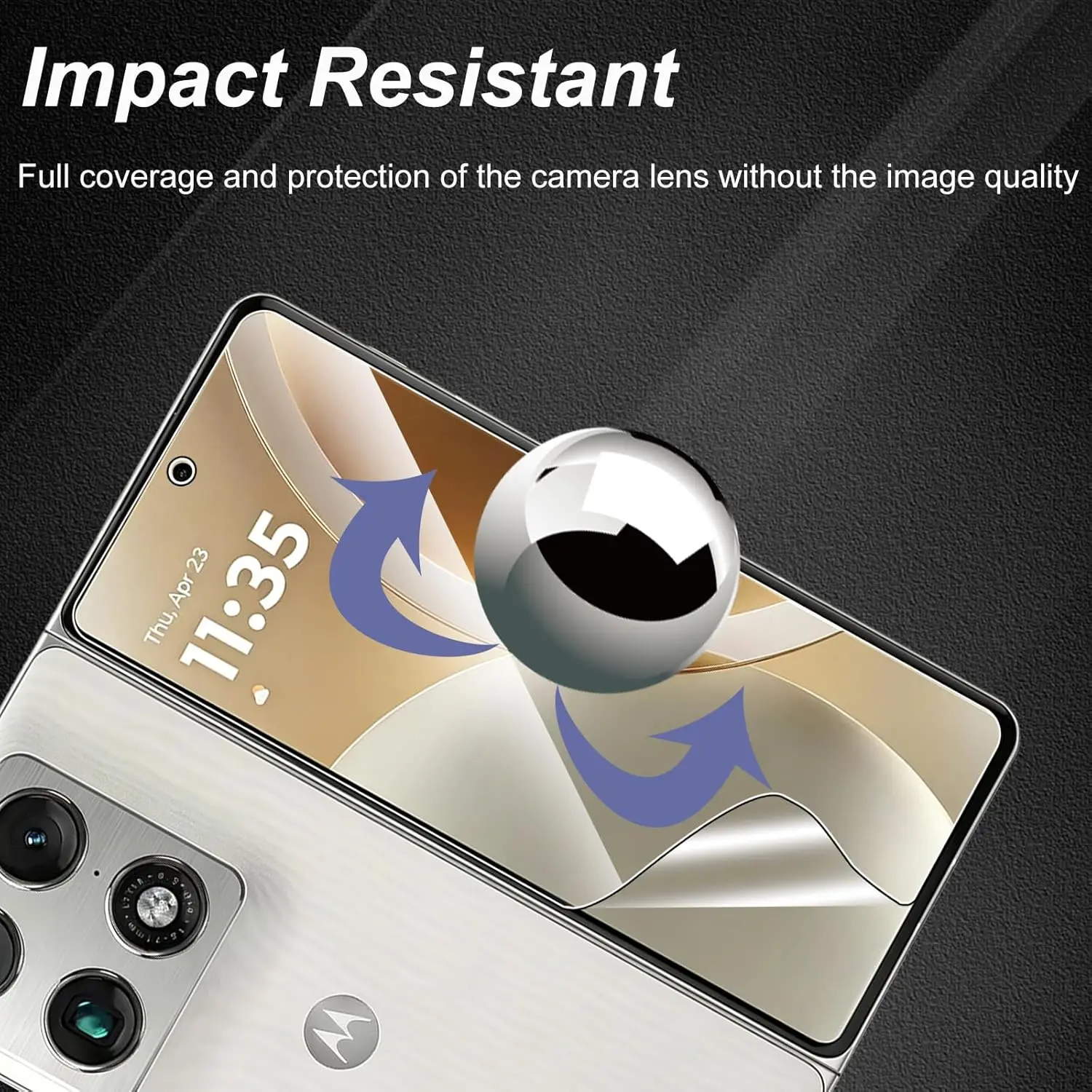 Soft Hydrogel Full Coverage Screen Protector - HD Clear Flexible TPU Film