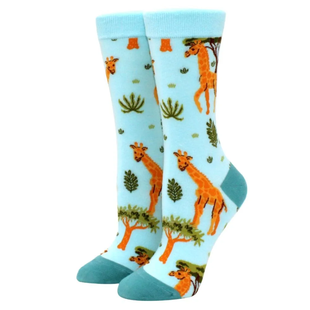 Harajuku Cotton Cartoon Pattern Unisex Socks – Funny & Happy Kawaii Design