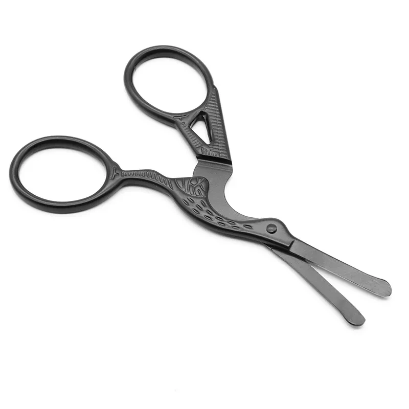 Professional Manicure Tool Stainless Steel Nose Hair Trimming Scissors Safety Blunt Scissor Round Tip Small Nose Hair Scissor 4