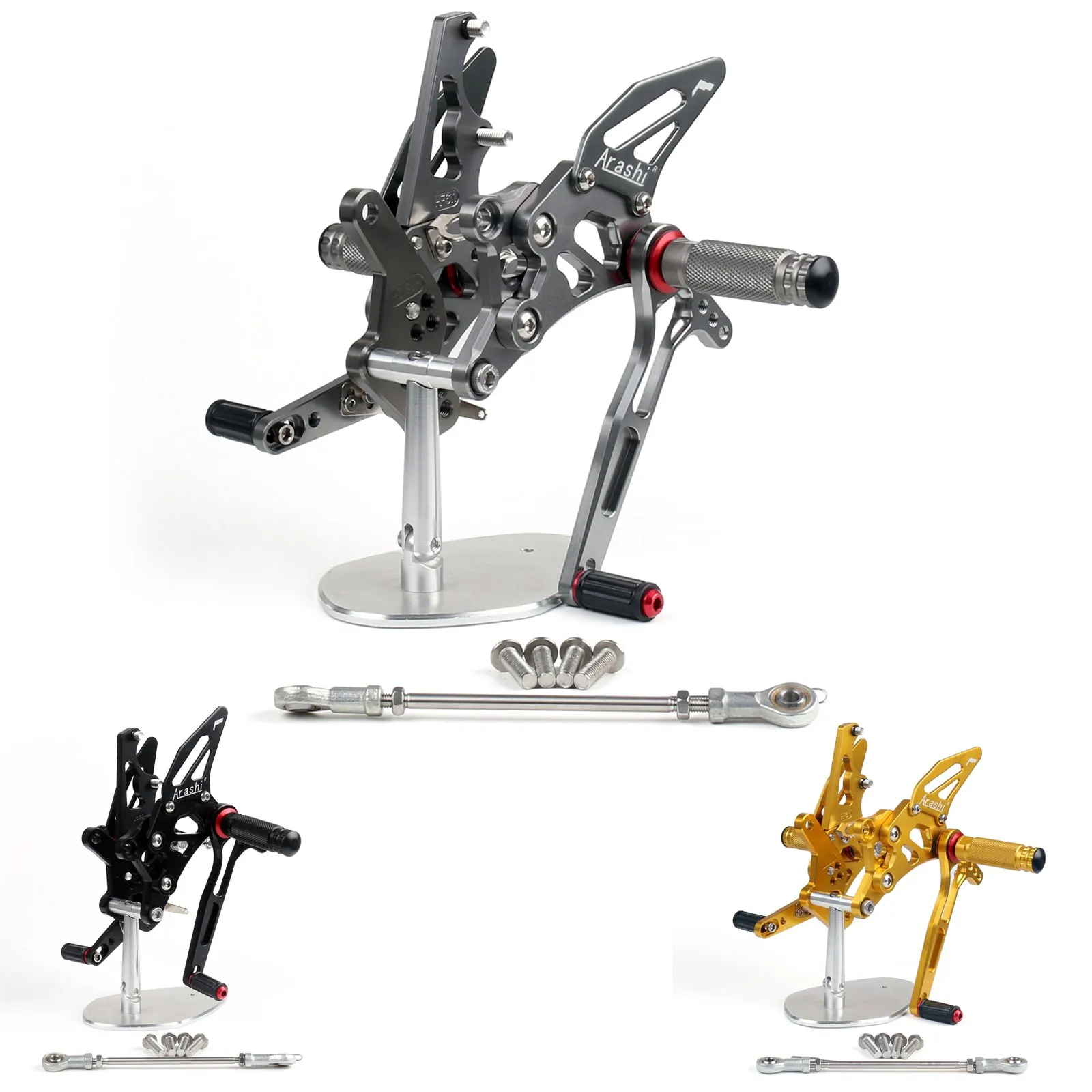 

CNC Adjustable Rearset Rear set For Yamaha YZF-R3 YZF-R25 2015-2019 MT-03 MT-05 2015 2016 2017 2018 2019