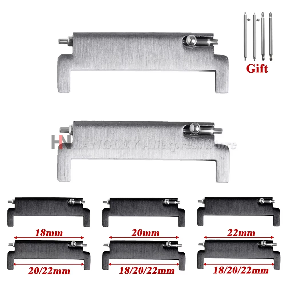 Universal Watch Strap Adapter with Quick Release Pins – Versatile Connectors