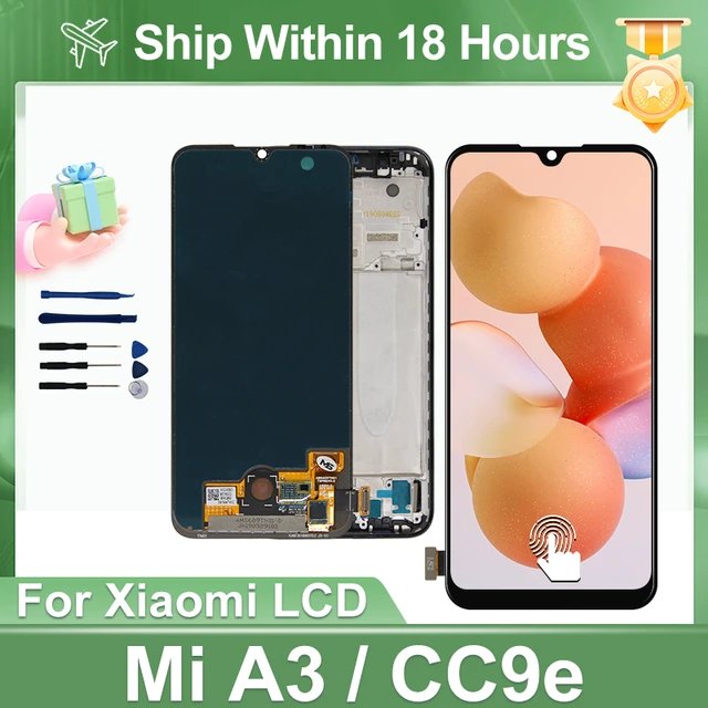 For XIAOMI MI A3 CC9E LCD GLASS TOUCH SCREEN DIGITIZER REPLACEMENT PART