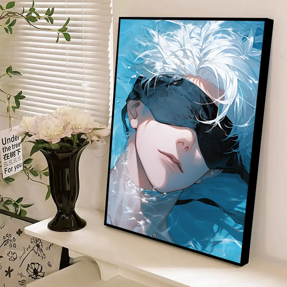 Satoru Gojo Jujutsu Kaisen Prints and Posters HD Quality Poster Wall Art Painting Study Home Decor