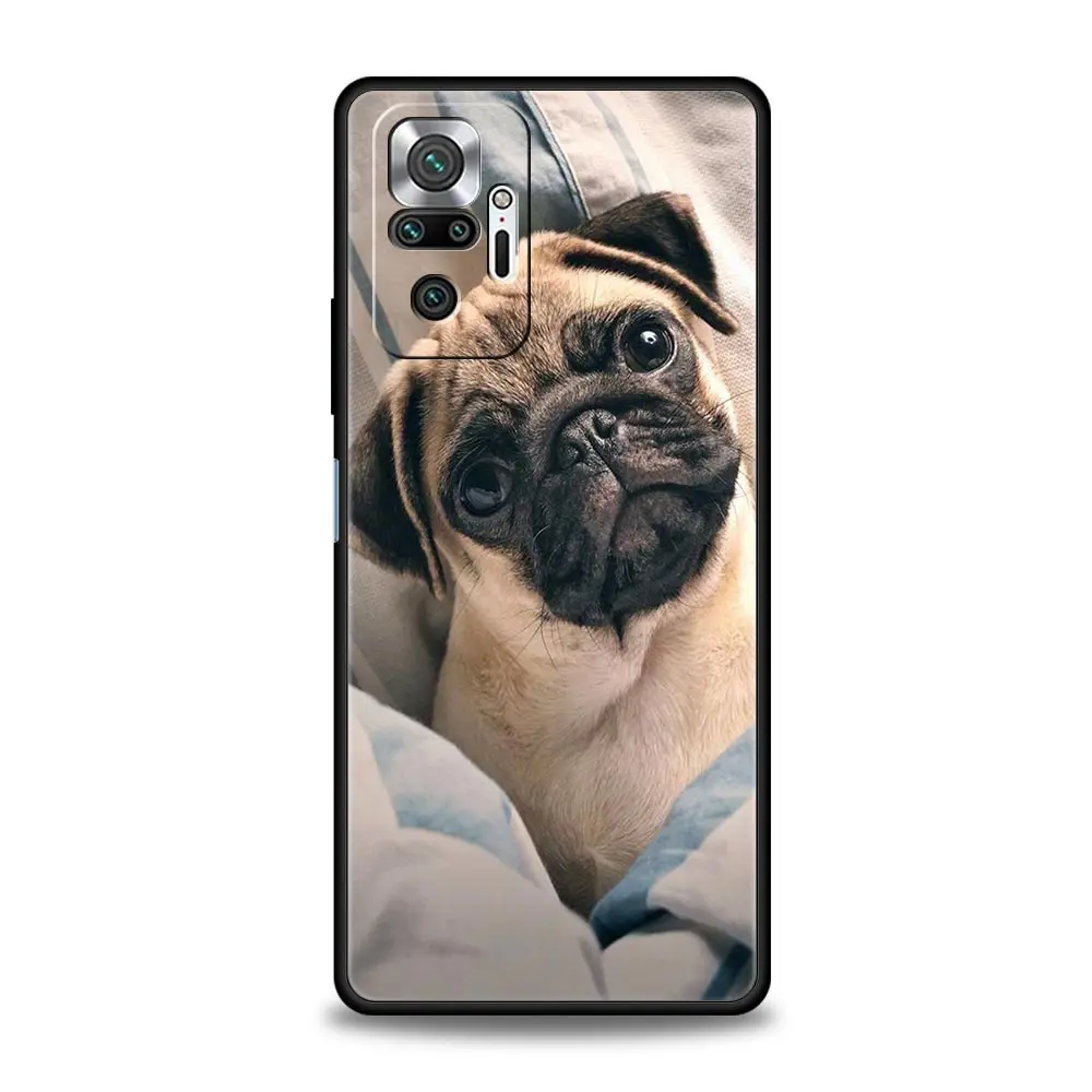 Cute Pug Dog Soft TPU Phone Case