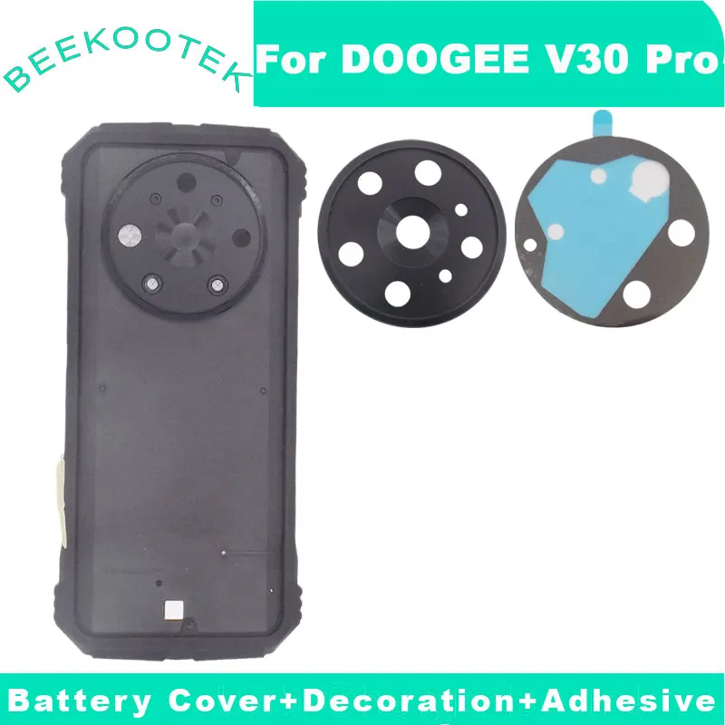 

Новинка, оригинальная крышка батарейного отсека DOOGEE V30 Pro, задняя крышка с деталями для украшения объектива камеры, клейкая Крышка для смартфона DOOGEE V30 Pro