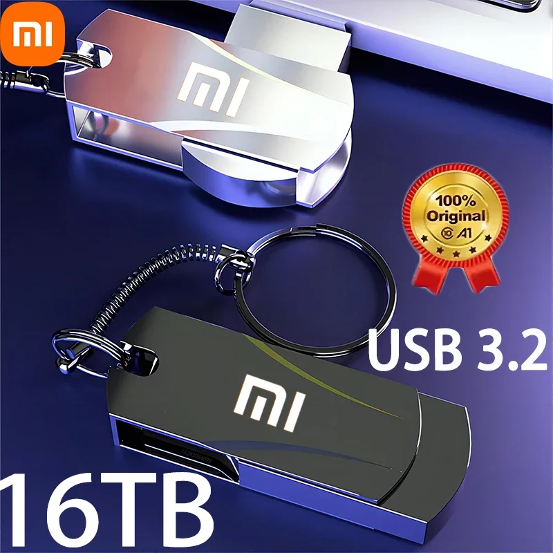 Xiaomi Usb Muslimate 16Tb Otg Metal Usb 3.0 Pen Drive Key Memoria Usb 8Tb 4Tb Tipo C Pendrive Ad Alta Velocità Flash Drive Memory Stick