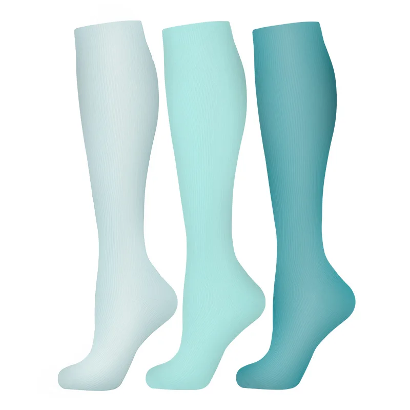 Compression Socks for Outdoor Sports - Calf Support & Swelling Relief (3 Pairs)