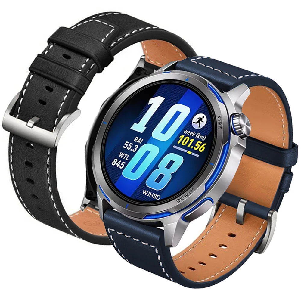 Luxurious Leather Watch Strap - Premium 20mm/22mm Band