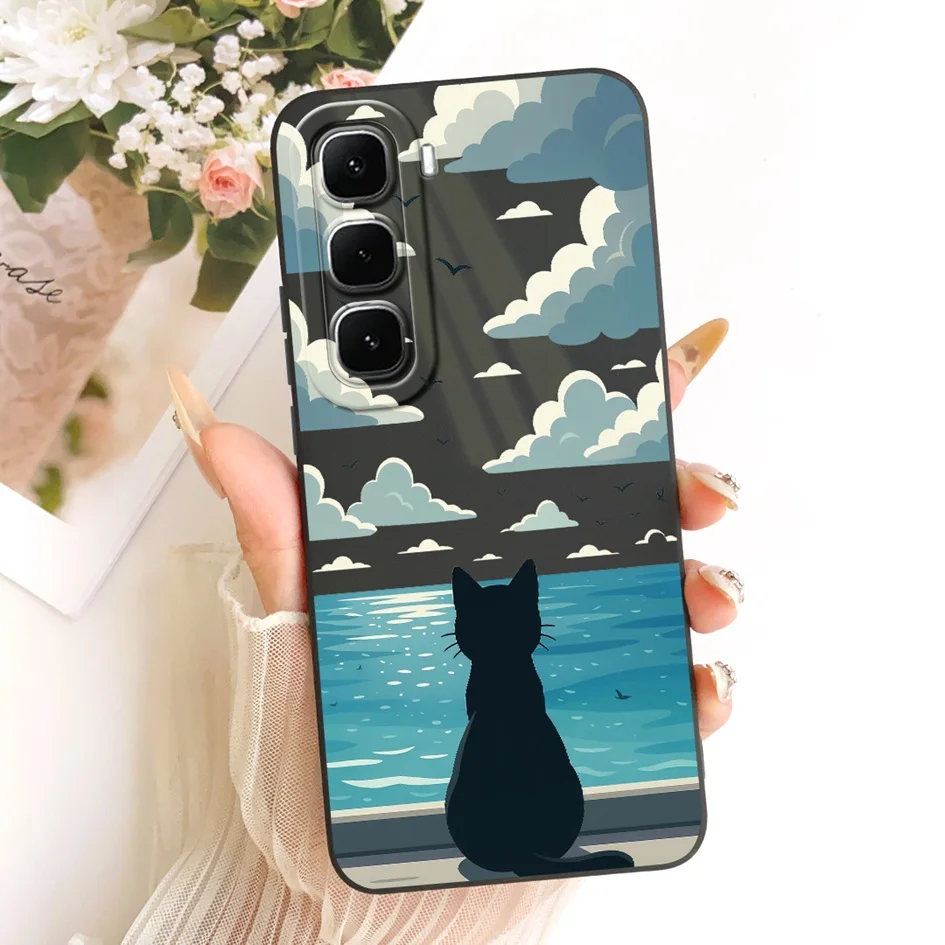 Cute Cartoon Candy Color Anti-Slip Silicone Phone Case with Lens Protection