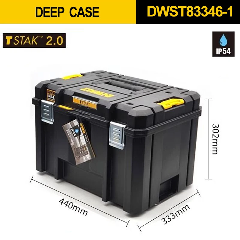 DeWALT DWST83346-1 - TSTAK IP54 deep case