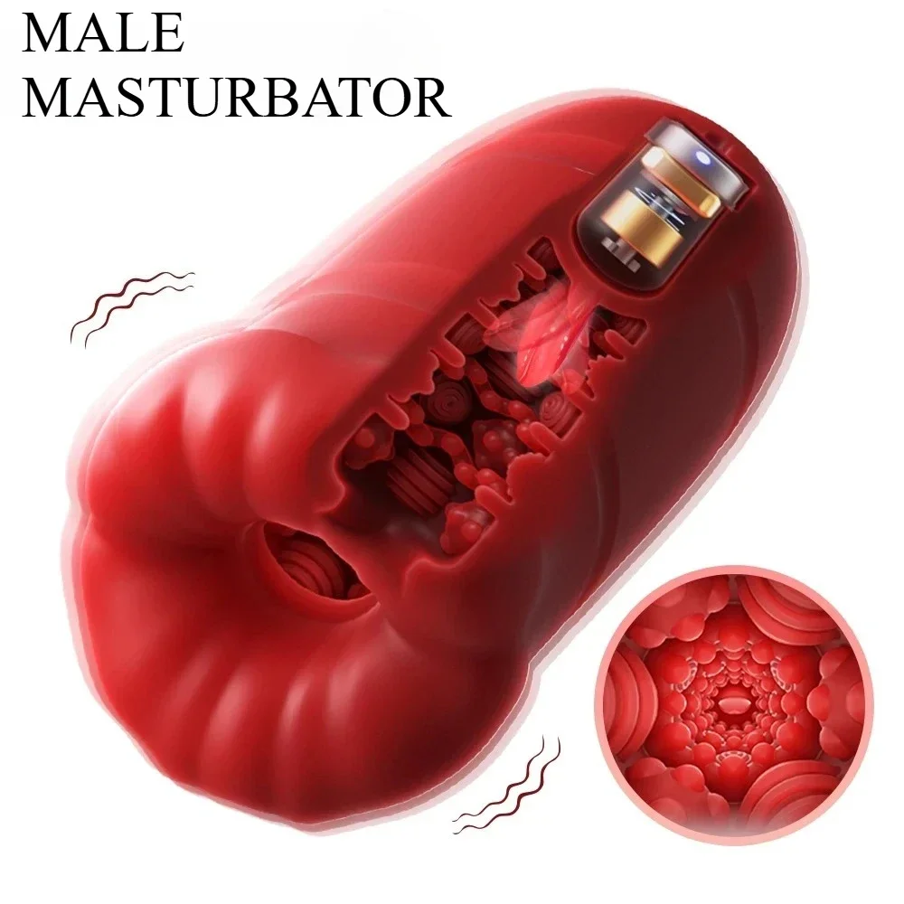 Male masturbator Male Sucking (w/Vibrating Bullet) 18+ Oral/Vaginal Blowjob Stimulation Penis Vibrator Cup