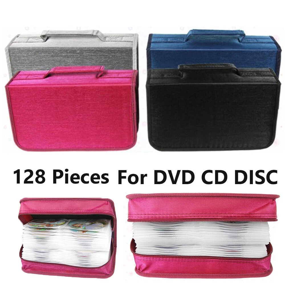 128CD Package Disc Dvd VCD Holder Storage Bag Album Folder Case Organize Multifunctional Dustproof and Moistureproof Bags 2