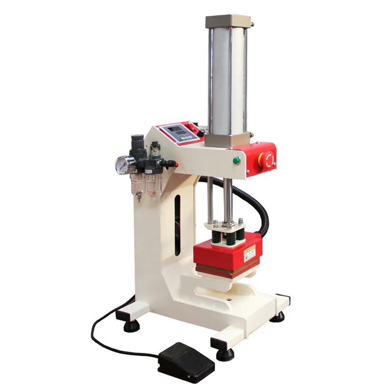 

Anti-Discoloration Single Station Hot Labeling Machine Automatic Heat Press Machine 10x10 Pneumatic Printing Pattern Equipment