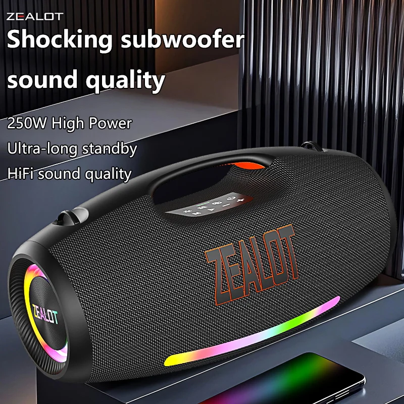 ZEALOT-S89 250W Portable Bluetooth Speaker High Volume