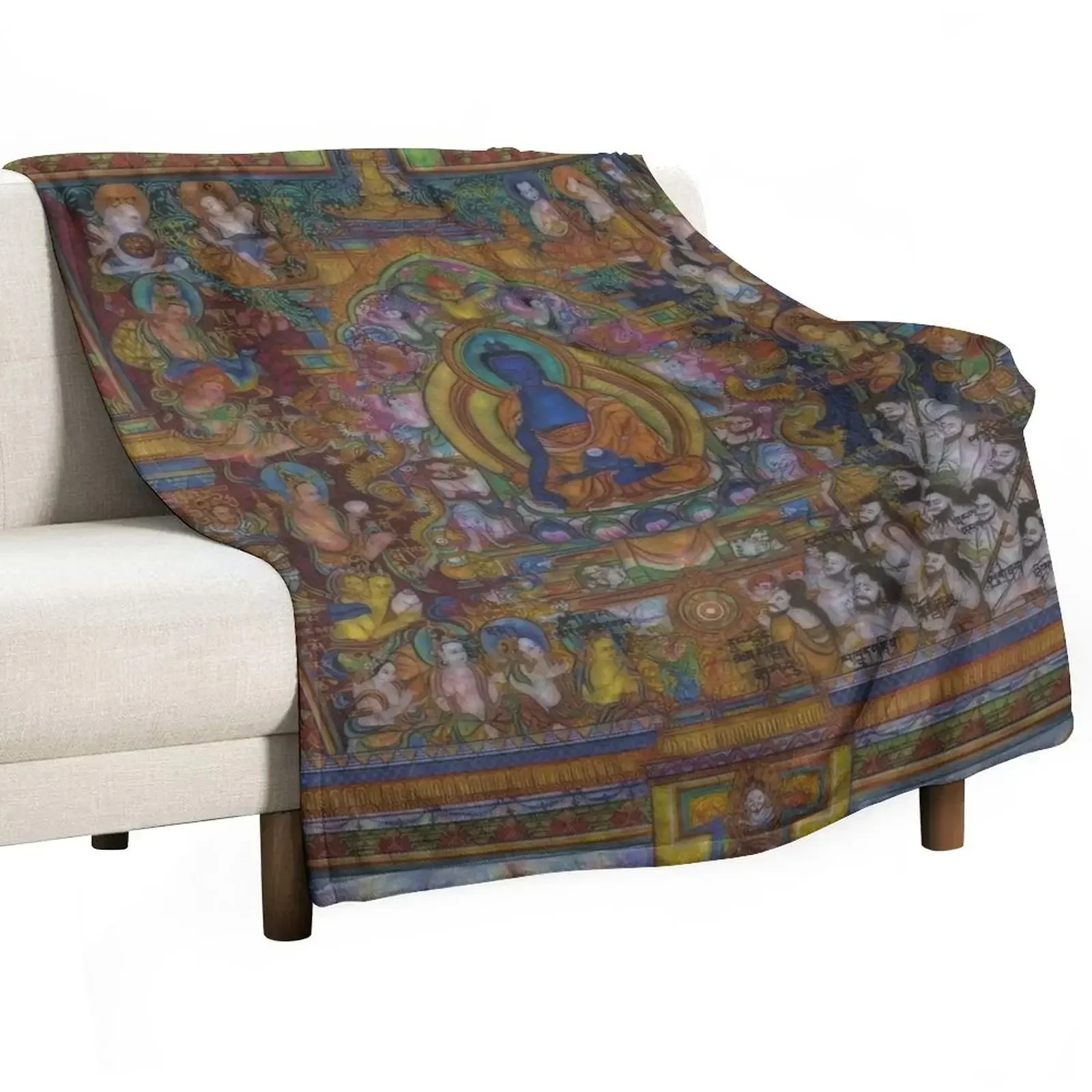 

Medicine Buddha Throw Blanket Soft Beds Bed Blankets