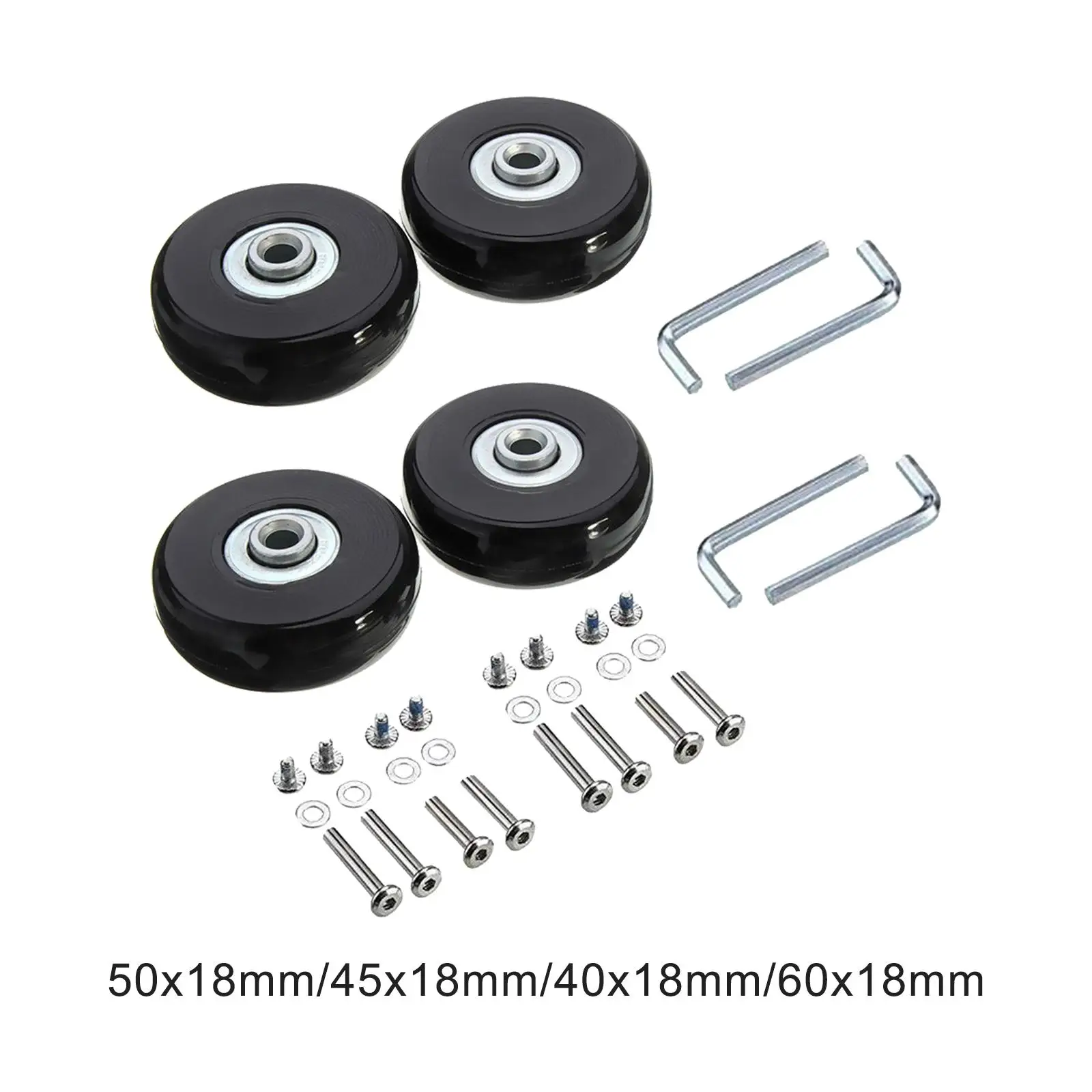 

Luggage Suitcase Wheels Travel Accessories with Accessories Repair Kits Mute