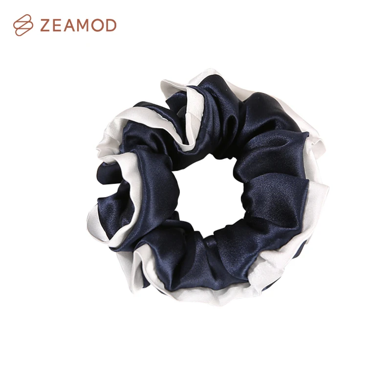 ZEAMOD 2024 Fashion women's  19MM silk lace elastic lace casual hair scrunch