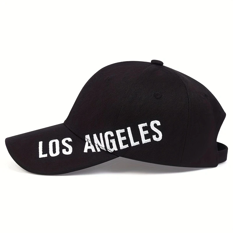 Unisex Los Angeles Brief Stickerei Baseball Caps Frühling Herbst Outdoor Einstellbare Casual Hüte Sonnenschutz Hut Sport Kappe – Detail 4
