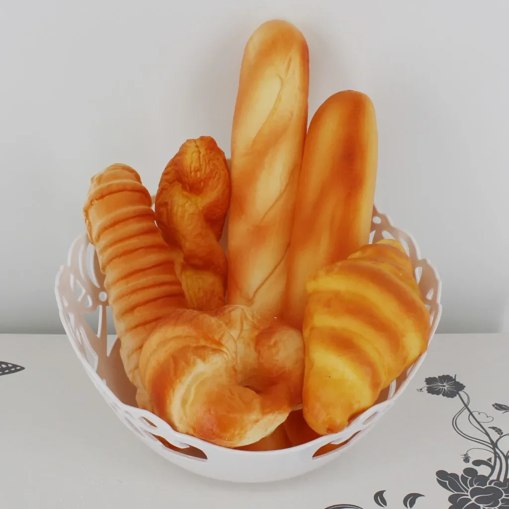 Imitation Bread Simulated Food Model Fake Baguettes Home Decor Keychain Decor Window Display Photography Props Kitchen Toy