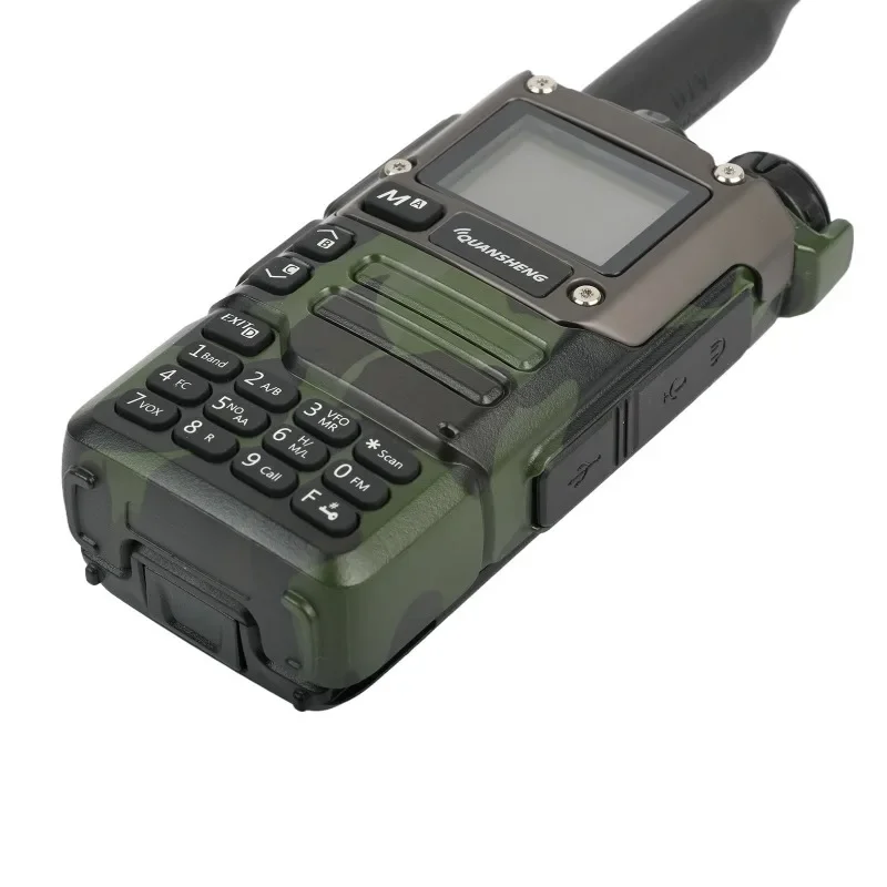 Quansheng UV K6 Walkie Talkie Portable Radio UHF VHF Am Fm Two-Way Radio 128 Channels Free TPYE-C Cable TV Amateur Wireless Remo 2