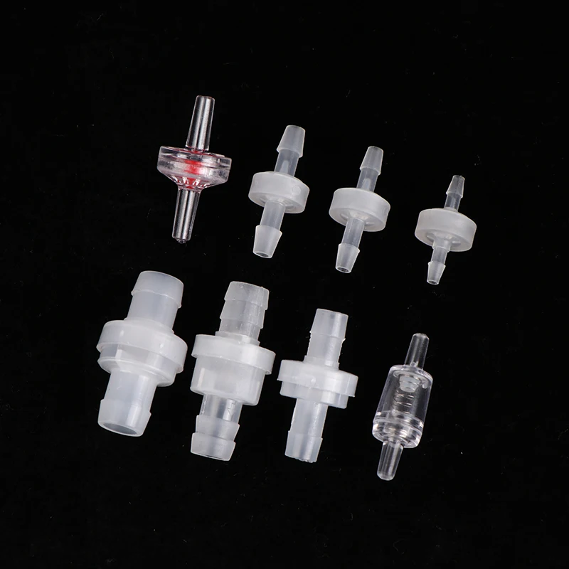 Check valve 3/4/6/8/10/12mm Plastic One-Way Non-Return Pagoda Inline Fluids Check Valve For Fuel Gas Liquid Ozone-Resistant Water Stop