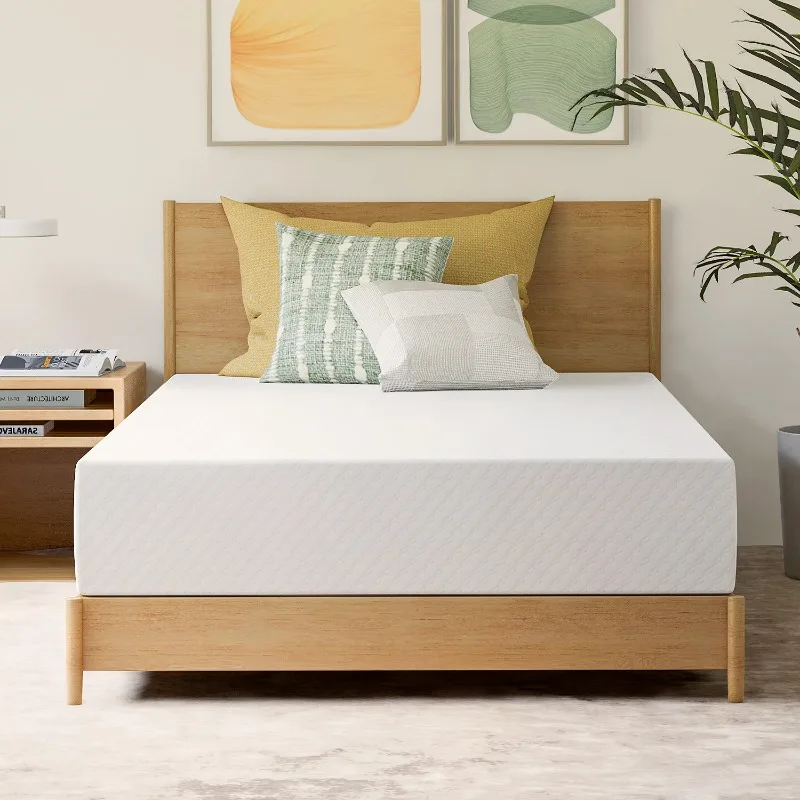 8" Gel Memory Foam Mattress in a Box Medium Firm Pressure Relief with Breathable Cover, Adult, Twin 2